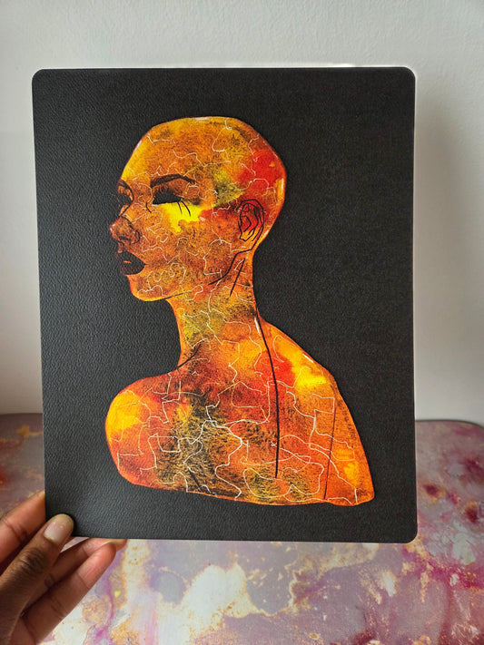 8x10 in. Watercolor Art Print from Original Painting “Venus” by Nightowl Doodles, Fine Art Print, Mixed Media Painting Print