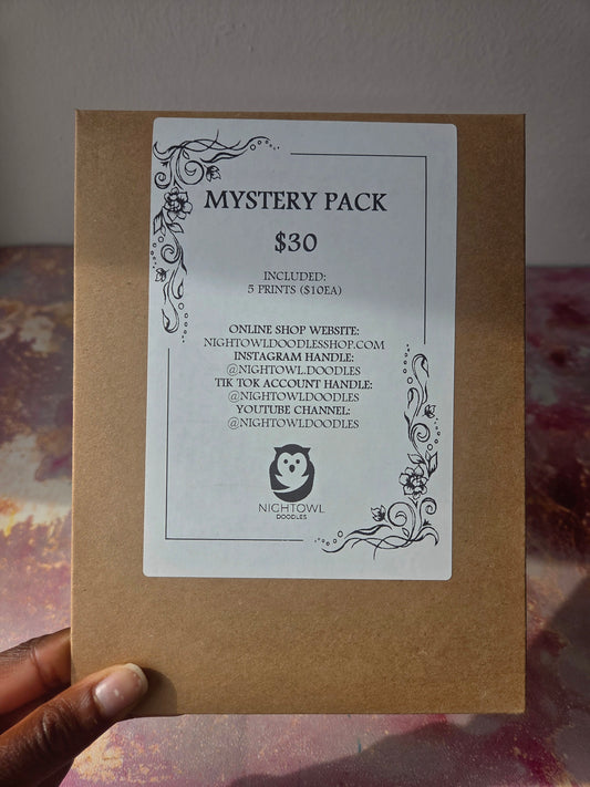 Tier 2 - $30 Mystery Pack - 5 Mini Prints